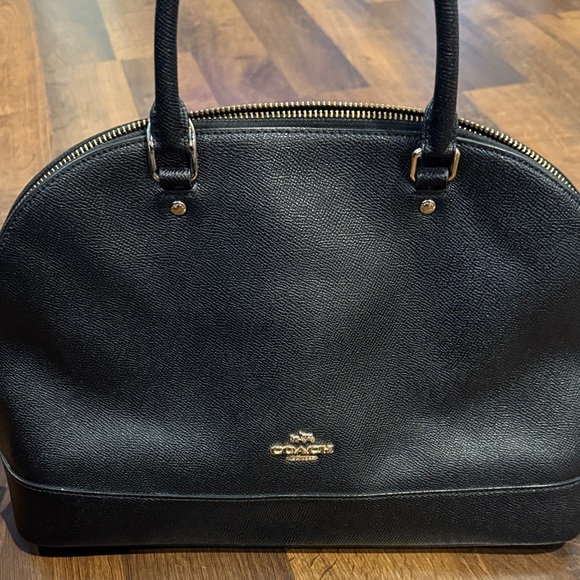 Black Coach Sierra Satchel Handbag - Picture 2 of 16